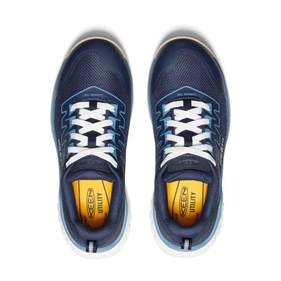 Women KEEN Work Boots & Shoes<Women'S Arvada Work Sneaker (Carbon-Fiber Toe) | Naval Academy/Peach Whip