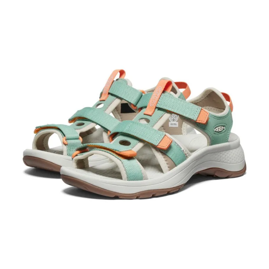 Women KEEN Sandals<Women'S Astoria West Open-Toe | Granite Green/Tangerine