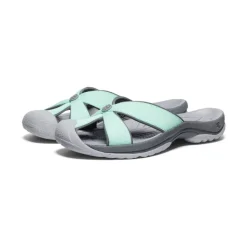 Women KEEN Slip-Ons<Women'S Bali Slide Sandal | Lichen/Steel Grey