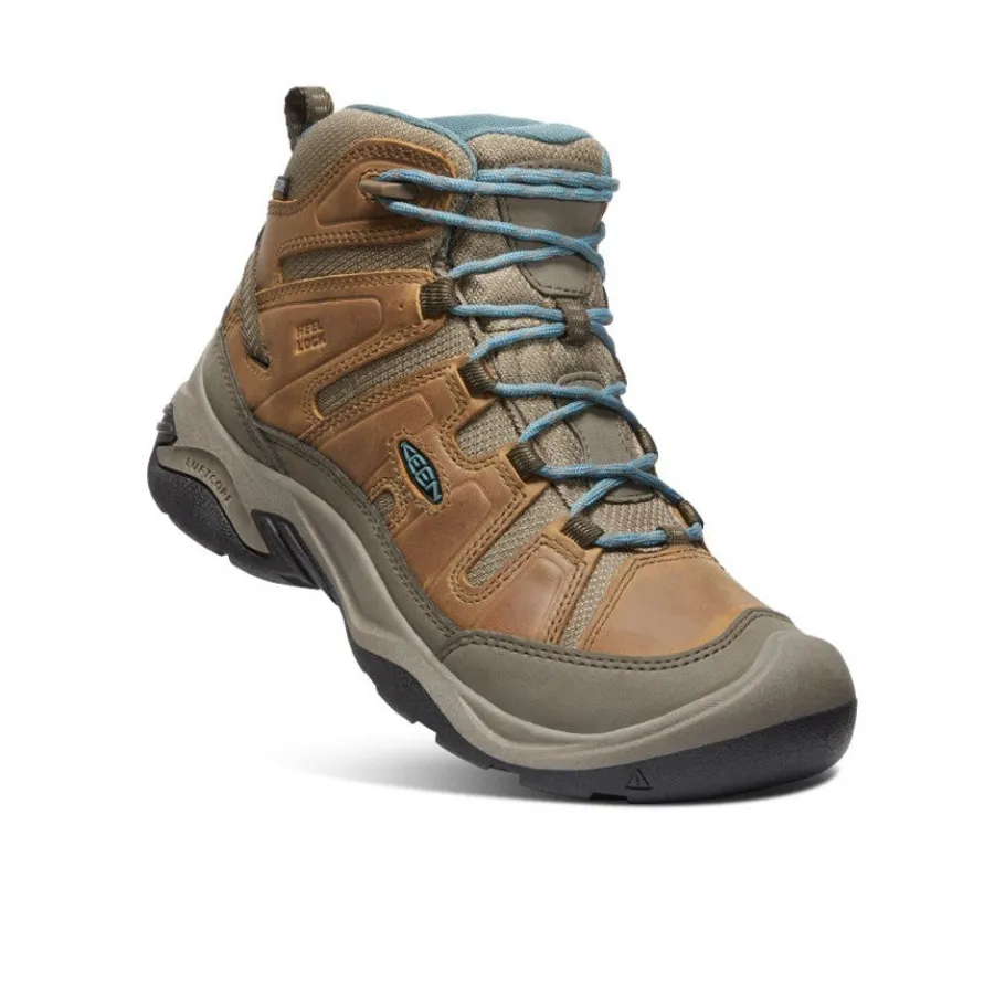 Women KEEN Boots<Women'S Circadia Waterproof Boot | Toasted Coconut/North Atlantic