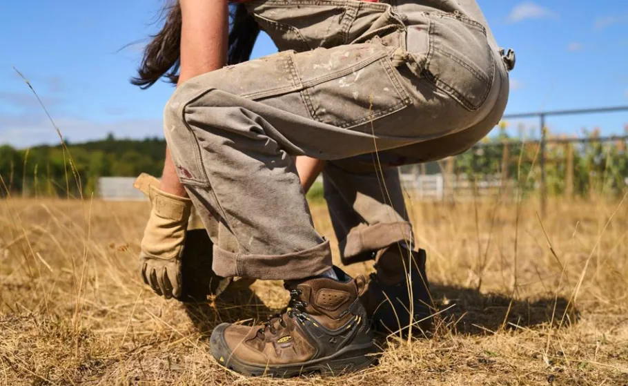 Women KEEN Work Boots & Shoes<Women'S Dover 6" Waterproof Boot (Carbon-Fiber Toe) | Dark Earth/Black