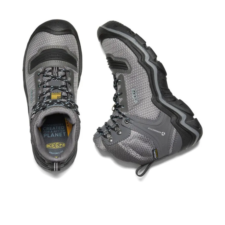 Women KEEN Boots<Women'S Durand Evo Waterproof Mid | Steel Grey/Cloud Blue