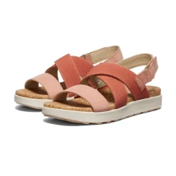 Women KEEN Sandals<Women'S Elle Criss Cross Sandal | Baked Clay/Cork