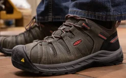 Women KEEN Work Boots & Shoes<Women'S Flint Ii (Steel Toe) | Cascade Brown/Surf Spray