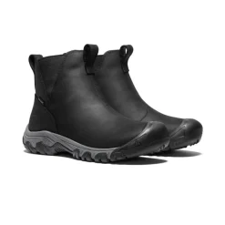 Women KEEN Slip-Ons<Women'S Greta Waterproof Chelsea | Black/Steel Grey