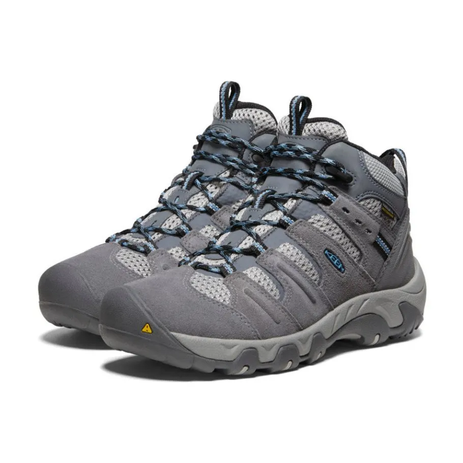 Women KEEN Boots<Women'S Headout Waterproof Hiking Boot | Steel Grey/Blue Heaven