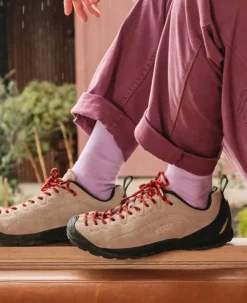Women KEEN Shoes<Women'S Jasper Suede Sneakers | Cathay Spice/Orion Blue