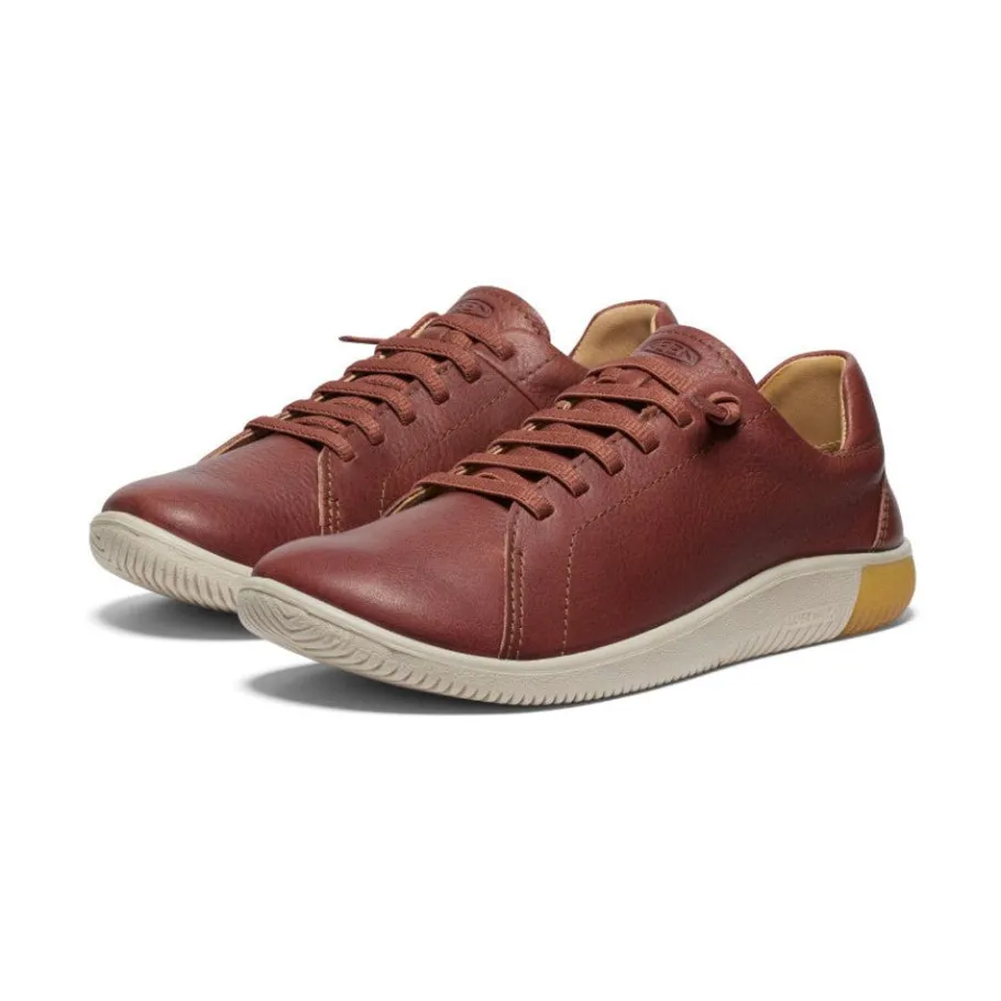 Women KEEN Slip-Ons<Women'S Knx Leather Sneaker | Tortoise Shell/Plaza Taupe