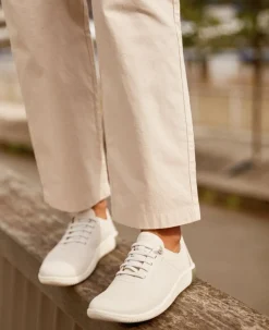 Women KEEN Slip-Ons<Women'S Knx Leather Sneaker | Star White/Star White