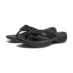 Women KEEN Slip-Ons<Women'S Kona Leather Flip-Flop | Black/Vapor