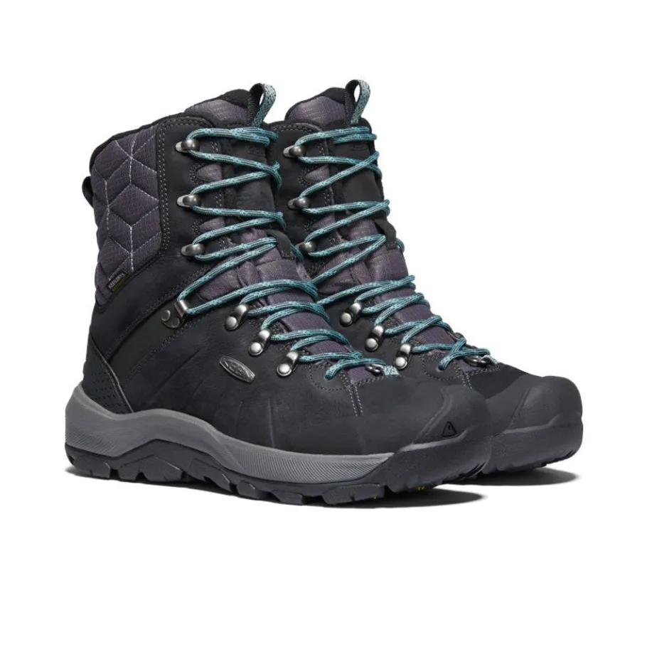 Women KEEN Boots<Women'S Revel Iv High Polar Waterproof Boot | Black/North Atlantic