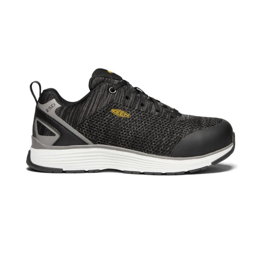Women KEEN Work Boots & Shoes<Women'S Sparta Esd (Aluminum Toe) | Black/Grey Flannel