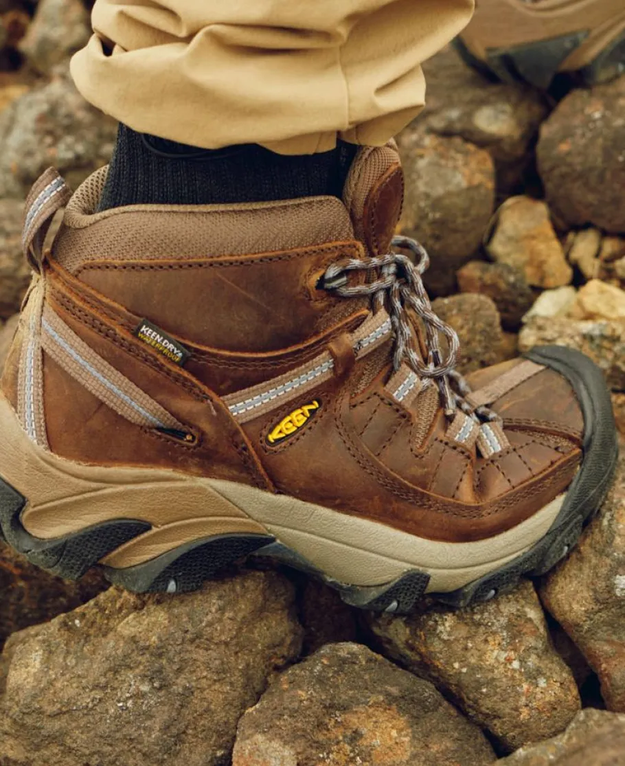 Women KEEN Boots<Women'S Targhee Ii Waterproof Mid | Goat/Crown Blue