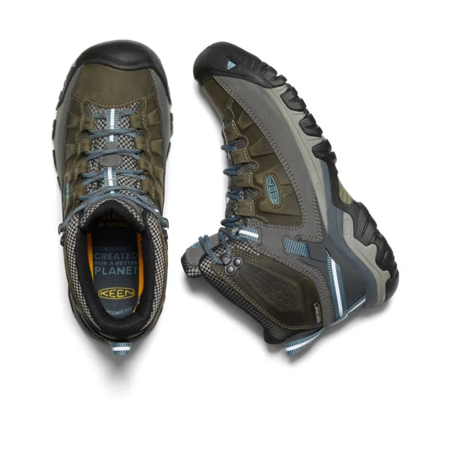 Women KEEN Boots<Women'S Targhee Iii Waterproof Boot Wide | Magnet/Atlantic Blue