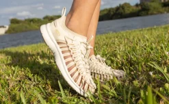 Women KEEN Sandals<Women'S Uneek O3 Sneaker Sandal | Birch/Star White