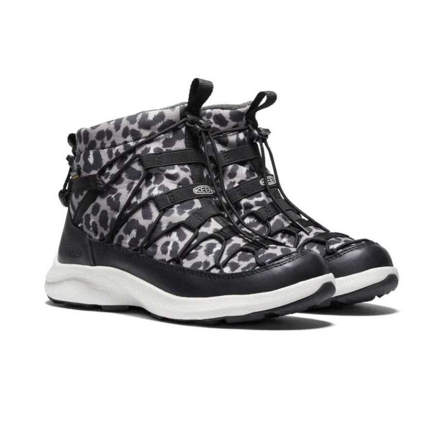 Women KEEN Slip-Ons<Women'S Uneek Snk Ii Waterproof Chukka | Animal Print/Silver Birch