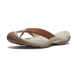 Women KEEN Slip-Ons<Women'S Waimea Leather Flip-Flop | Sorrel Horse/Plaza Taupe