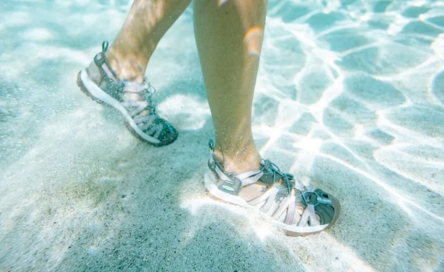 Women KEEN Sandals<Women'S Whisper | Timberwolf/Tarragon