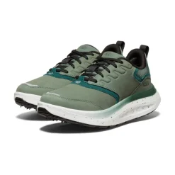 Women KEEN Shoes<Women'S Wk400 Leather Walking Shoe | Dark Forest/Sea Moss