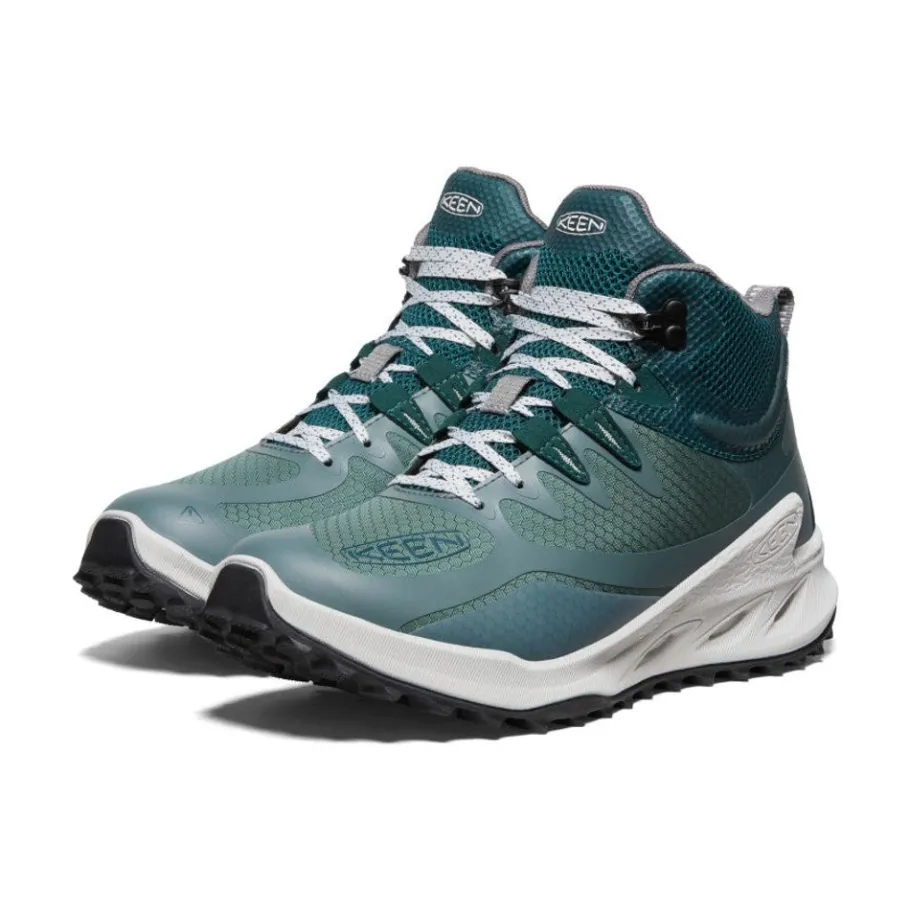 Women KEEN Boots<Women'S Zionic Waterproof Hiking Boot | Dark Forest/Sea Moss