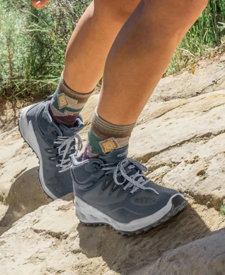 Women KEEN Boots<Women'S Zionic Waterproof Hiking Boot | Nostalgia Rose/Peach Parfait